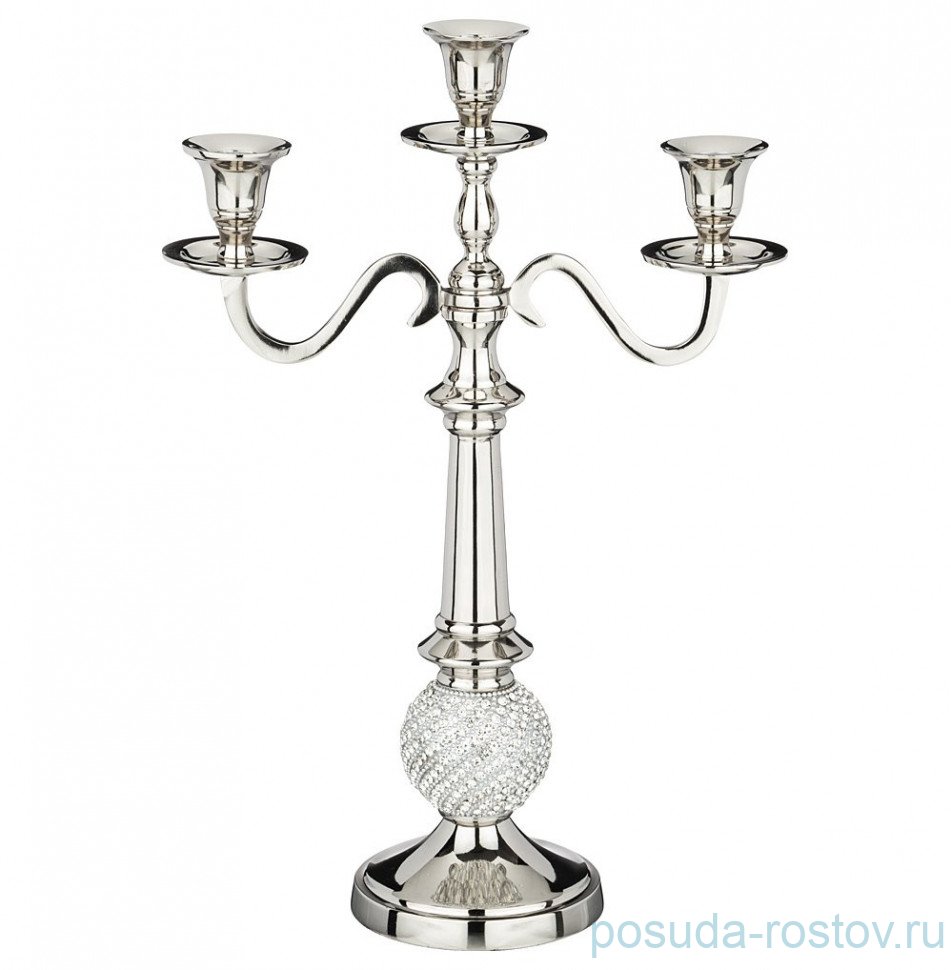 Подсвечник 40 см на 3 свечи "Бохо" / 268705