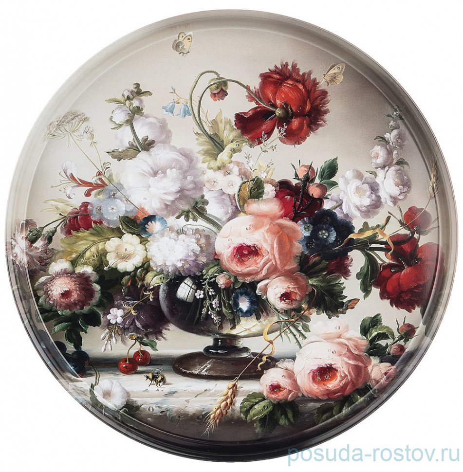 Поднос 33 х 2,1 см сервировочный "Натюрморт" / 209783