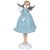 Фигурка 8 х 6,5 х 15 см "Ангелочек в голубом платье" / 225501