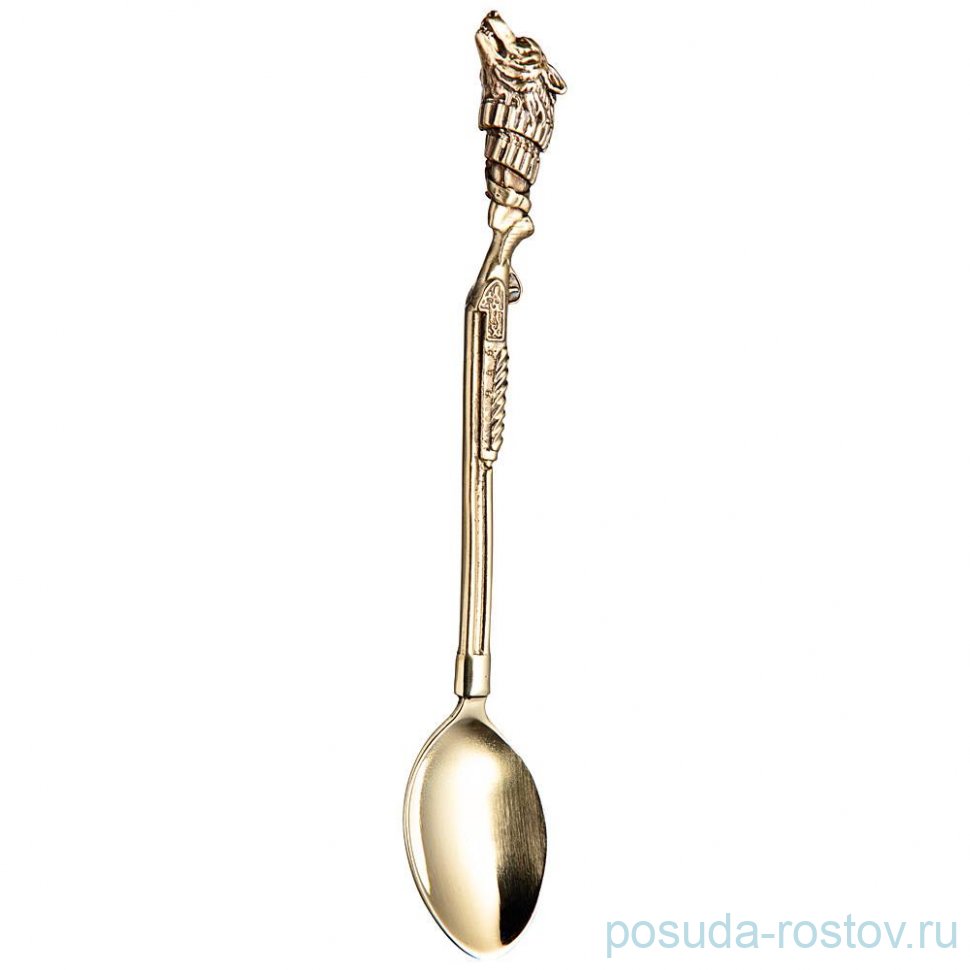 Столовый прибор Чайная ложка 14 см "Охота трофейная /Волк" / 274852 Столовый прибор Чайная ложка 14 см "Охота трофейная /Волк" / 274852