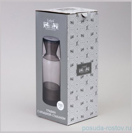 Графин для воды 700 мл с крышкой/стаканом &quot;Grassland&quot; / 362537