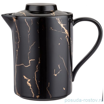 Чайный сервиз на 4 персоны 5 предмет чёрный &quot;Fantasy /Чёрное&quot; / 275476