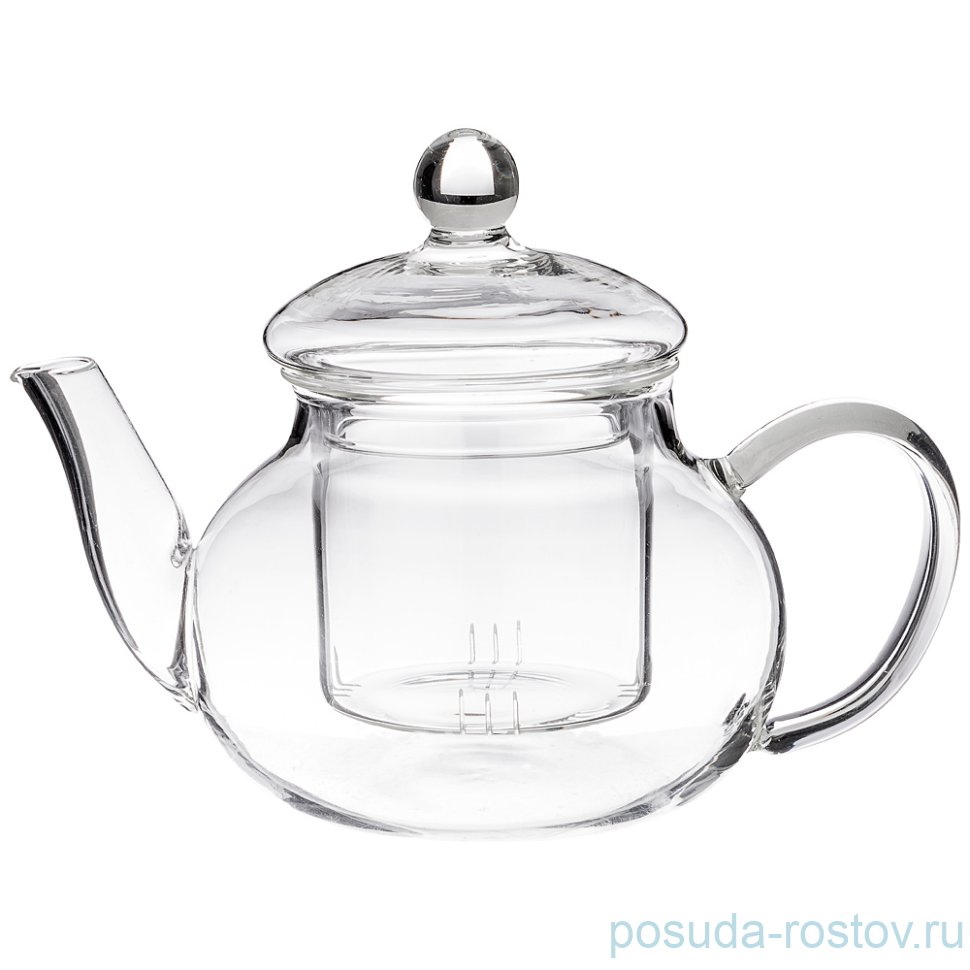 Заварочный чайник 600 мл со стеклянным ситечком "Agness" / 198889