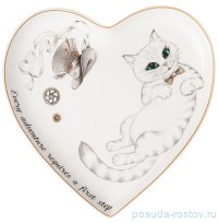 Тарелка 15 см Сердце &quot;Wonderland&quot; / 282219