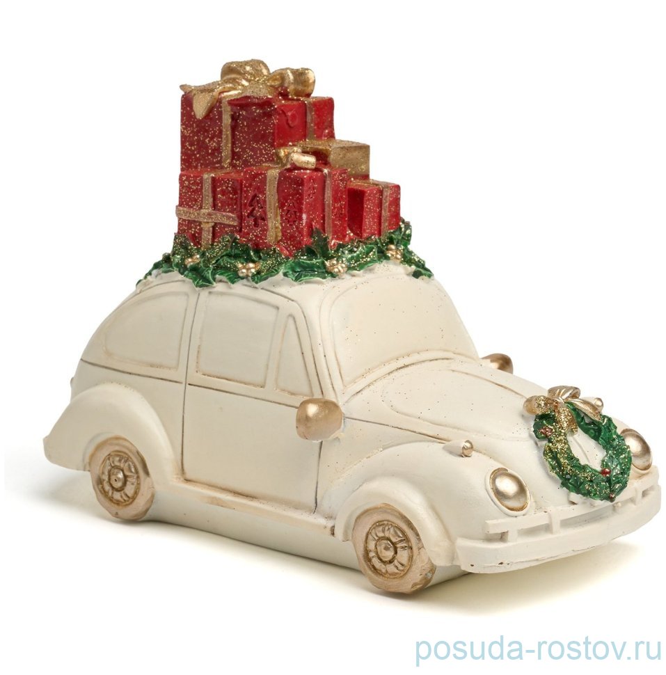 Статуэтка 16 х 8 х 11 см "Машинка с подарками"  / 379534