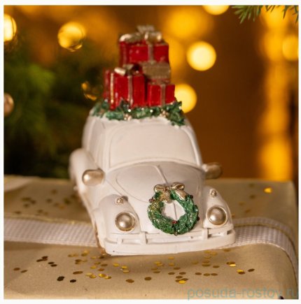 Статуэтка 16 х 8 х 11 см &quot;Машинка с подарками&quot;  / 379534