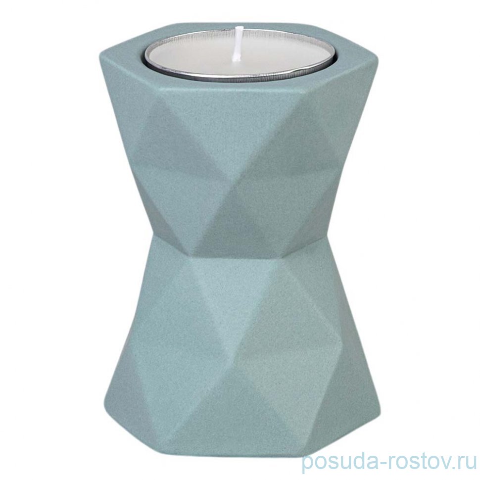 Подсвечник со свечой  8.5*8.5*12.5см (свеча ароматическая в комплекте) / 361262