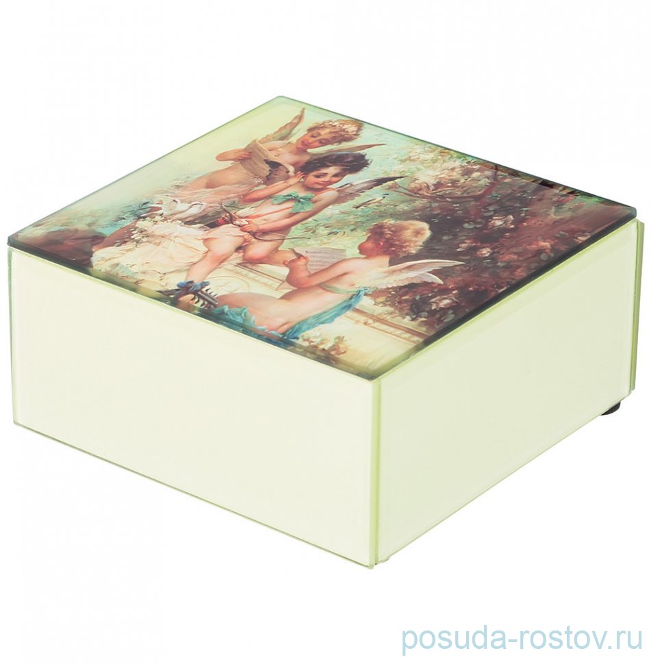 Шкатулка 12 х 12 х 6 см "Арт коллекция /Ангелы" / 329564 Шкатулка 12 х 12 х 6 см "Арт коллекция /Ангелы" / 329564
