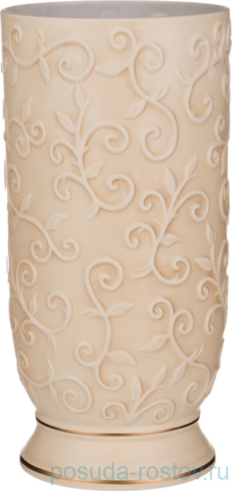 Ваза - подставка 47 см напольная "Арт Деко /Золотая отводка" / 205484