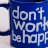 Кружка 330 мл синяя Don´t Work &quot;Вехтерсбах&quot; / 034559