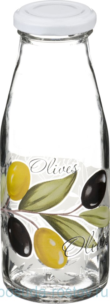 Бутылка 250 мл с крышкой "оливки" / 191447