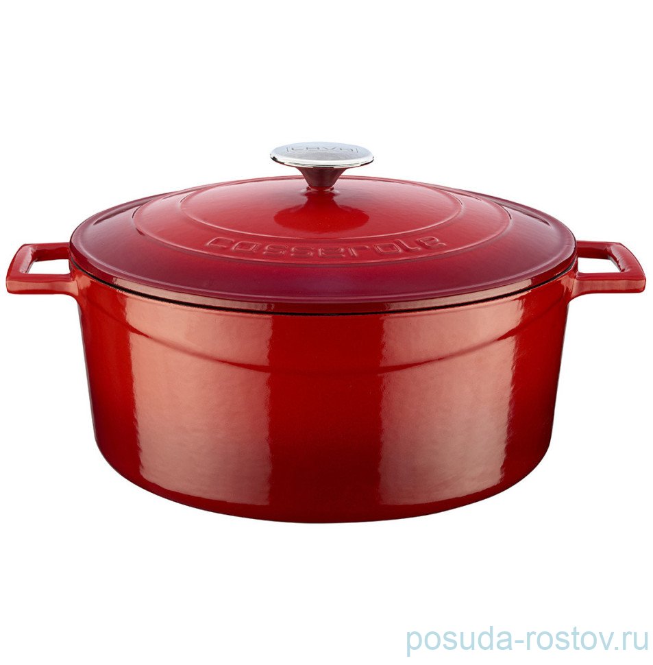 Кастрюля 28 см с крышкой 6,7 л "Lava /Red" / 333311