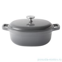 Кастрюля 27 х 22 см чугунная овальная с крышкой 4,1 л &quot;Gem&quot; / 162302