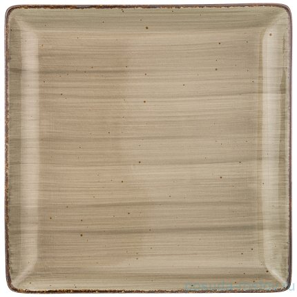 Тарелка 25 см квадратная &quot;Nature /Серый&quot; (2шт.) / 210419