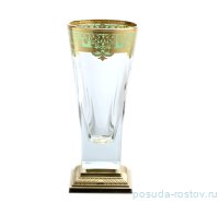 Ваза для цветов 38 см н/н &quot;Наталия /Золотой узор /Бирюзовая&quot; / 137600