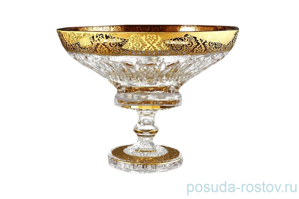 Фруктовница 30,5 см н/н "Max Crystal /Золото 50b" / 160552