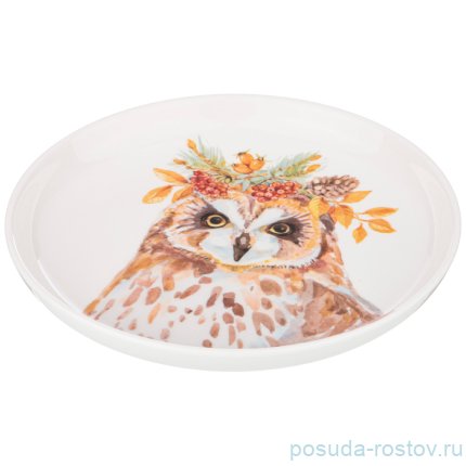 Тарелка 19 см 1 шт &quot;Лесная сказка /Сова&quot; / 213599