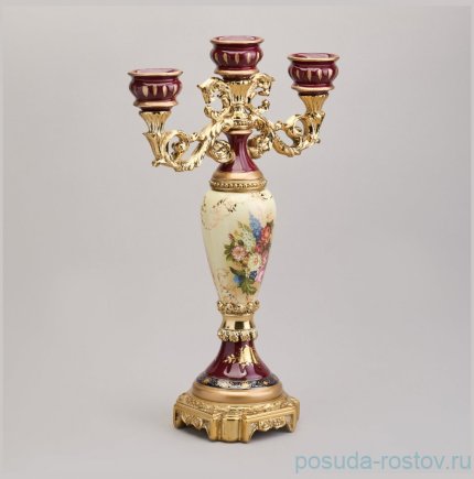 Подсвечник 3-х рожковый 32 х 15 х 50 см / 368894