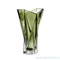 Ваза для цветов 32 см &quot;Оригами /Оливковая&quot; / 159775