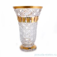 Ваза для цветов 35,5 см &quot;Хрусталь /Золотые окошки&quot; / 146565