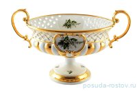 Фруктовница 57 х 32 см н/н с ручками &quot;Ландыши /Bruno Costenaro&quot; h-35 см / 132661