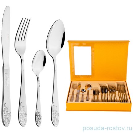 Столовые приборы 24 предмета на 6 персон &quot;agness&quot; / 197708