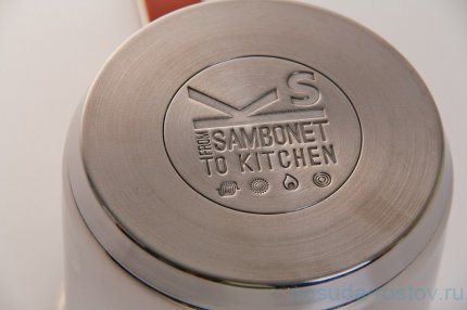 Ковшик d-14 см с силиконовой ручкой &quot;Sambonet&quot; / 048102