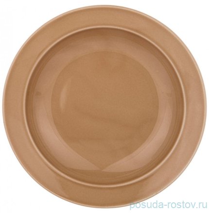 Тарелка 22,5 см глубокая &quot;Tint /Мокко&quot; (6шт.) / 263509