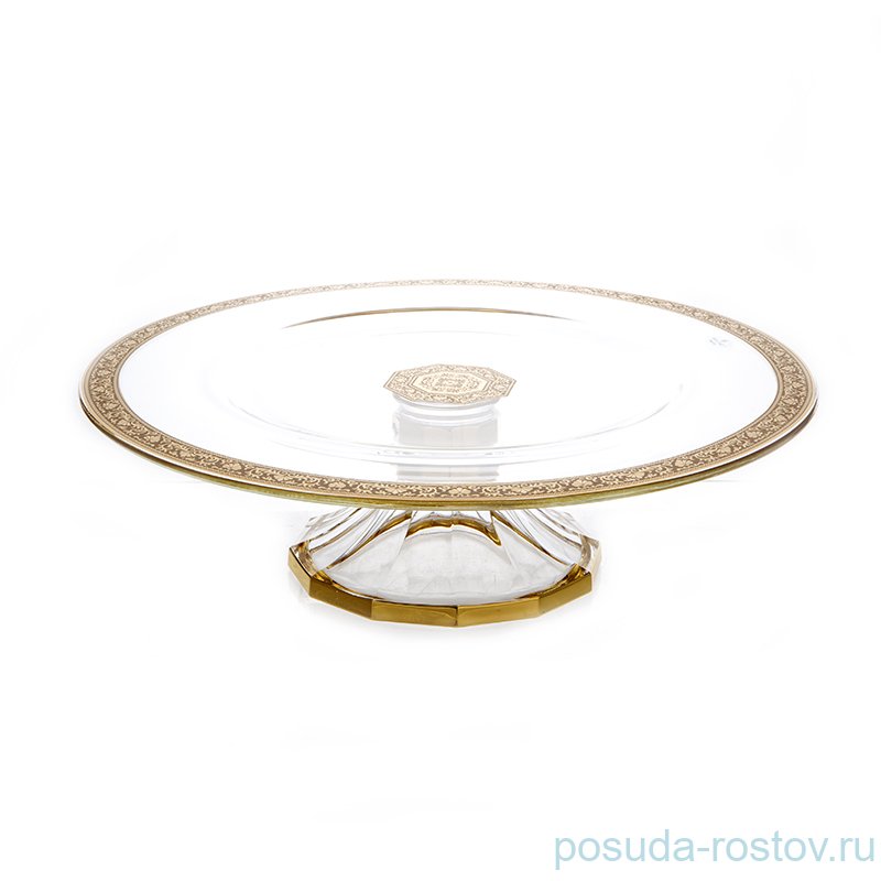 Тортница 35 см н/н "Романтика /Золотая классика" / 099774