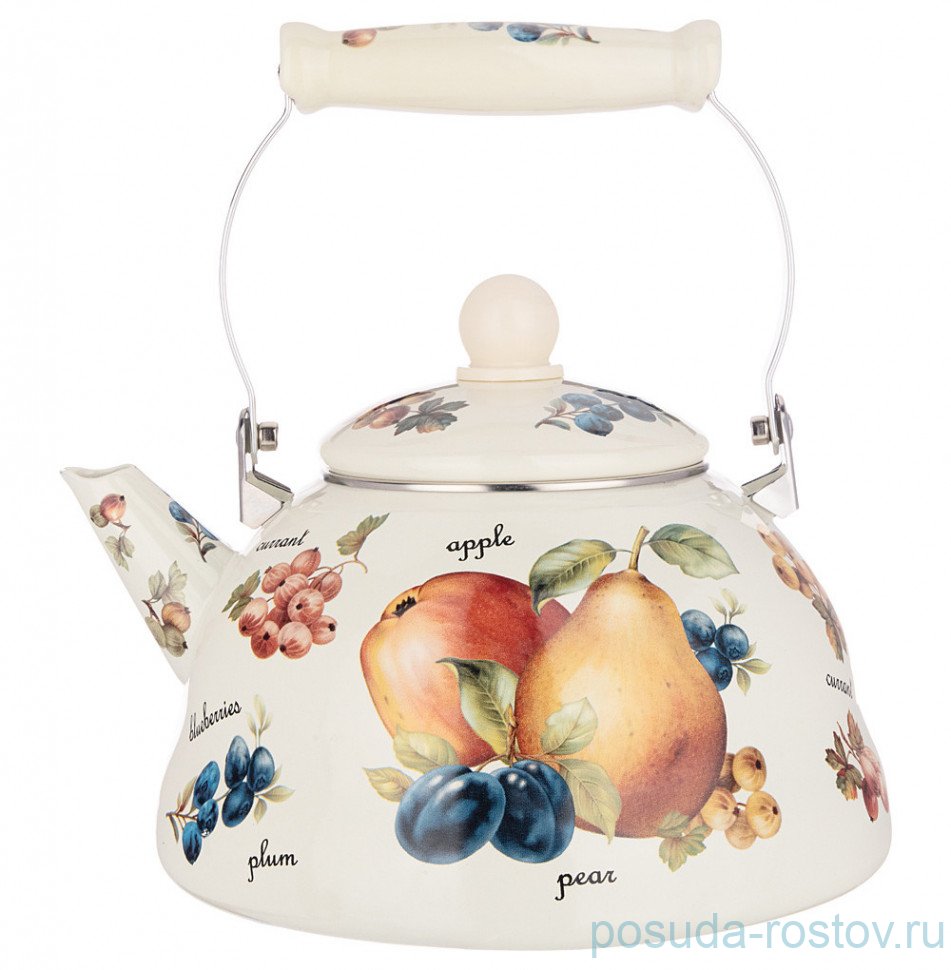 Чайник 3 л эмалированный "Фрукты" / 270663
