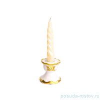 Подсвечник 6 см &quot;Кленовый лист /Белый&quot; / 085335