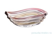 Ваза для фруктов 30 см &quot;Вэйв /Янтарно-красная&quot; R-G / 131784