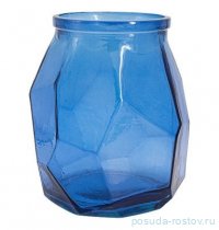 Ваза для цветов 19 см синяя &quot;origami&quot; / 303146