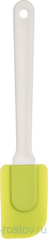 Лопатка 18 см силиконовая /зелёная / 193161