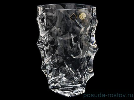 Ваза для цветов 28 см &quot;Calypso /Без декора&quot; хрусталь Йиглава / 062803
