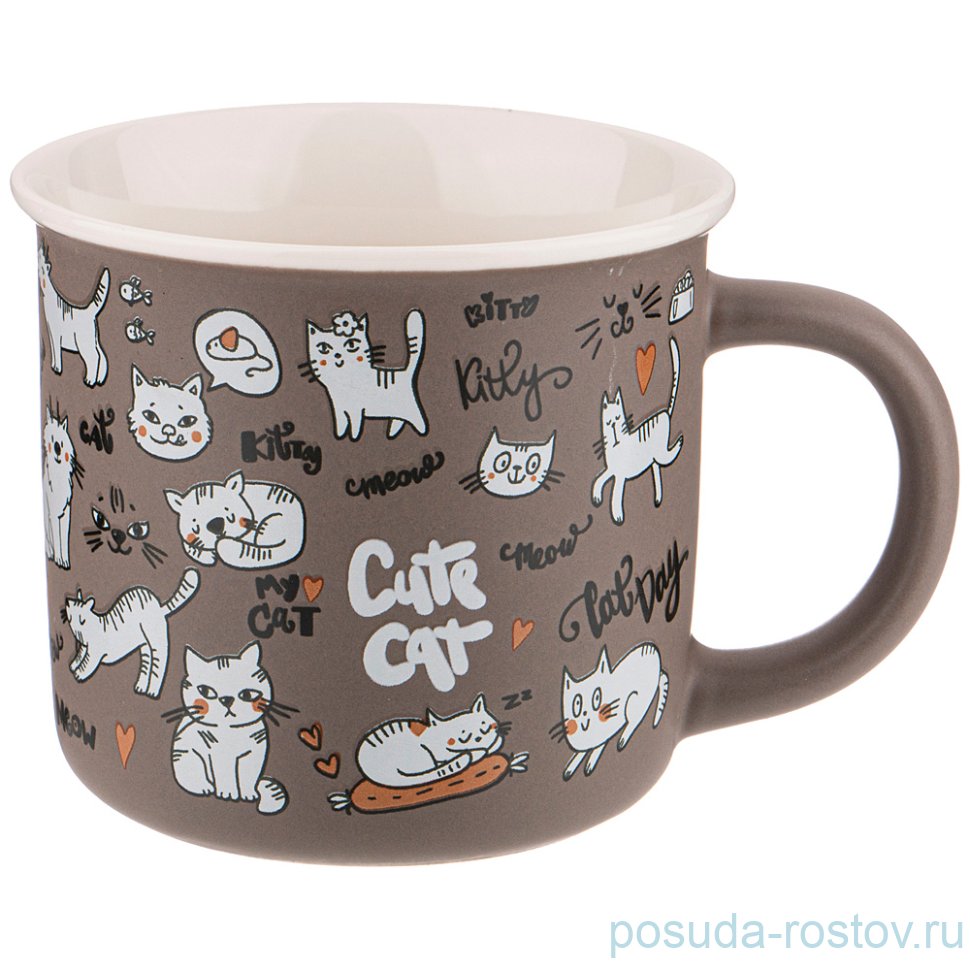 Кружка 400 мл "Котомания" / 271455 Кружка 400 мл "Котомания" / 271455