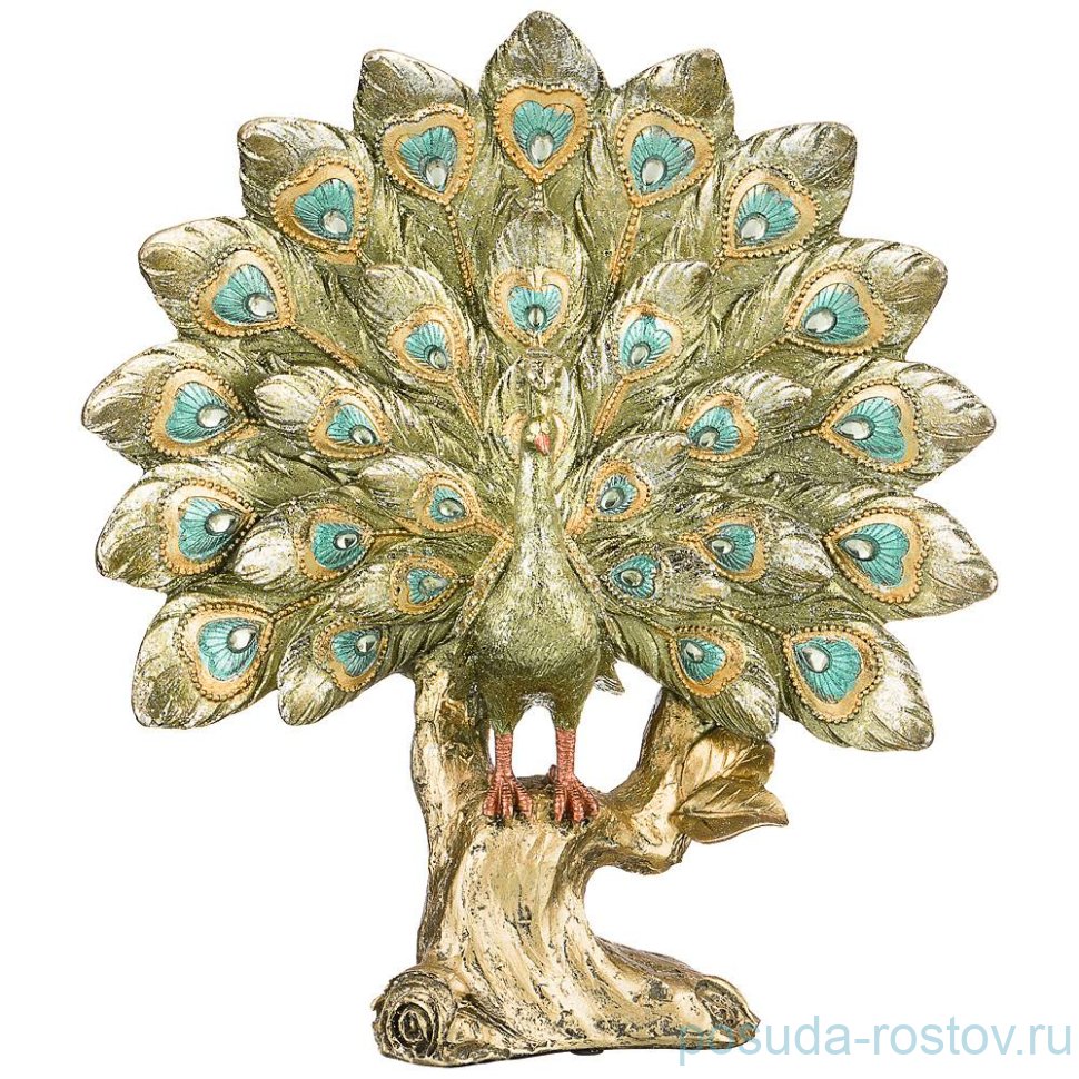 Фигурка 27 х 10 х 30,5 см "Павлин" / 209741