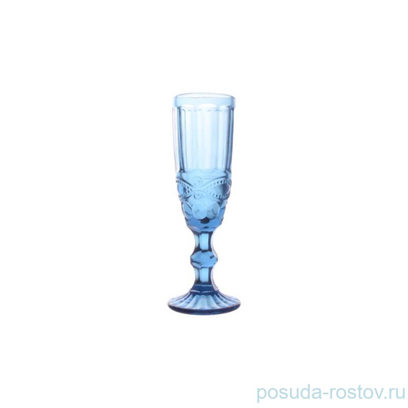Бокалы для шампанского 6 шт "Винтаж /Шары /Лазурные" / 272321 Бокалы для шампанского 6 шт "Винтаж /Шары /Лазурные" / 272321
