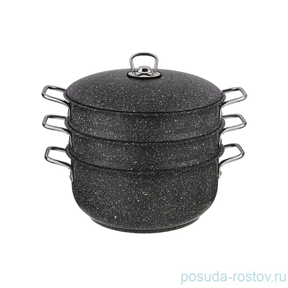 Кастрюля-мантоварка 3-х уровневая 24 см "Agness /Grace" / 230705 Кастрюля-мантоварка 3-х уровневая 24 см "Agness /Grace" / 230705