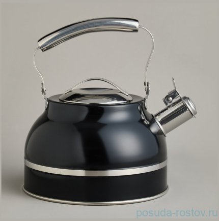 Чайник 2,7 л со свистком термоаккумулирующее дно индукция Agness  / 378421