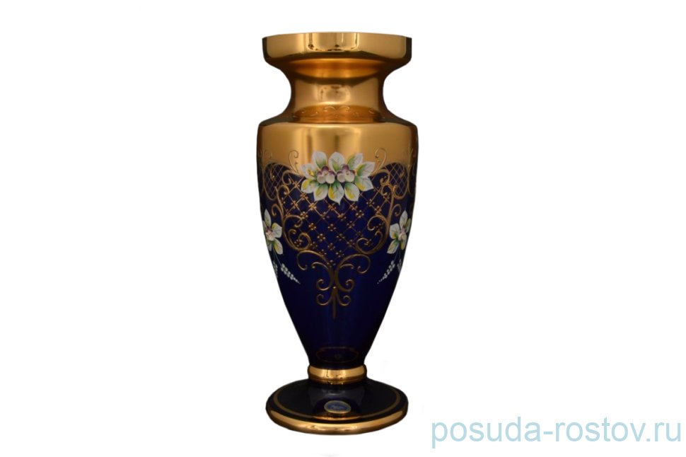Ваза для цветов 35 см "Лепка синяя" 3 / 013484