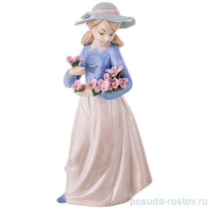 Статуэтка 9 х 7 х 18 см &quot;Девушка с цветами&quot; / 187865