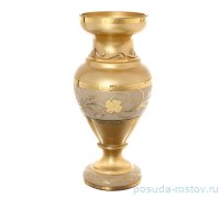 Ваза для цветов 30 см золотая &quot;Версаче /Золотой цветок&quot; SC / 134058