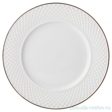 Тарелка 19 см 1 шт &quot;Диаманд Голд&quot; / 190508