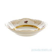 Салатник 23 см &quot;Бернадотт /Золотая лента с росписью /СК&quot; / 103933