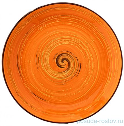 Тарелка 18 см оранжевая &quot;Spiral&quot; / 261572