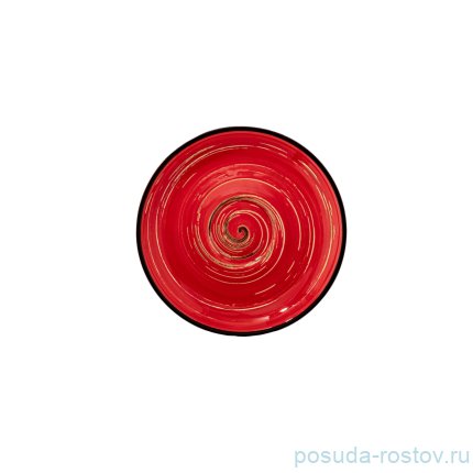 Блюдце 15 см красное &quot;Spiral&quot; / 261567