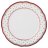 Тарелка 23 см 1 шт &quot;Горох /Красная окантовка&quot; / 189578