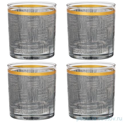 Стаканы для виски 380 мл 4 шт &quot;Masculine&quot; / 332095