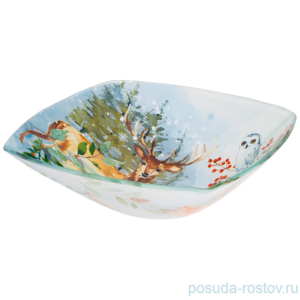 Салатник 18 см "Зимняя сказка /Звери" / 268453